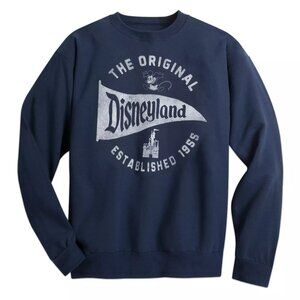 Disneyland Pennant Navy Sweatshirt (Unisex XXL)